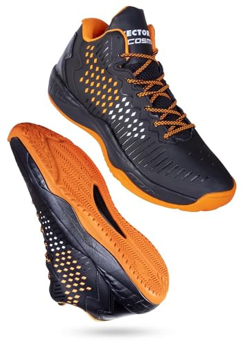 Vector X Herren Cosmic Shoes, Black/Orange, 42 EU