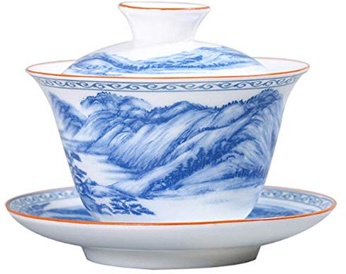ALturN Kungfu-Teeschale, Gaiwan-Teeservice, Jingdezhen Gaiwan-Teeservice, Porzellan-Terrine, Keramiktasse, Untertasse, Teeschale, Teegeschirr, Trinkgeschirr