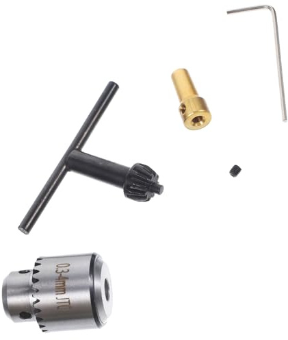 DOITOOL Mandrin De Perçage Conique De 0 3 À 4 Mm Mini-mandrin Avec Clé Et Clé De Mandrin Pour Perceuse À Colonne Et Fraiseuse