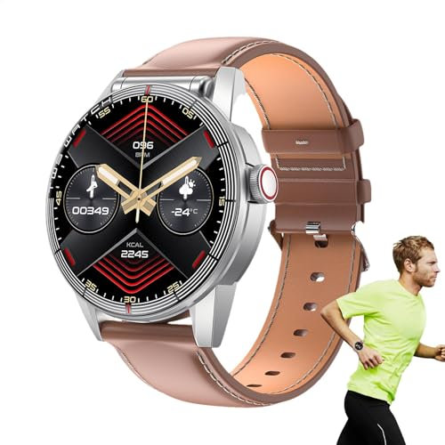 Pzuryhg Montre intelligente de fitness avec écouteurs, montre de sport, écouteurs sans fil intégrés, montre intelligente de course à pied, montre intelligente multifonction pour le cyclisme, la