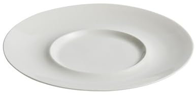 Assiettes À Dîner Assiette à dîner blanche en céramique Vaisselle d'hôtel Grande assiette Plat de cuisine occidentale Assiette plate for restaurant Assiette à plat froid Assiette À Dîner En Céramique