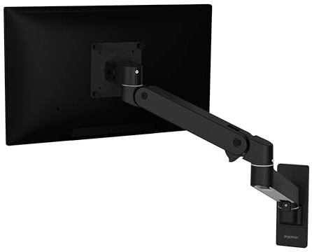 Ergotron LX Pro Monitor Arm, Wandhalterung für Monitore bis 34, 1,8-10 kg, VESA, Constant Force Technologie, 10 Jahre Garantie, Schwarz - 45-683-292