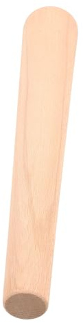 TOYZFRIENDY Ergonomic Wooden Pounder Pestle Rod for Manual Grinding Handheld Kitchen Gadget for Crushing Garlic Vegetables Fruits Lightweight Wood Masher for Home and Restaurant Use