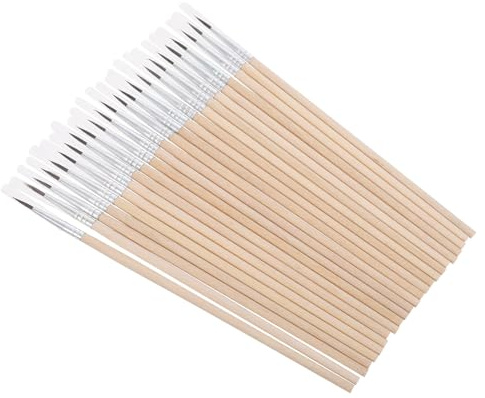 FUNOMOCYA Lot de 24 Brosses Pollinisatrices pour Jardin Tête 15 CM Outils de Pollinisation Manuelle pour Fruits Légumes et Arbres Fruitiers Pollinisateur Doux et Réutilisable Balcon et