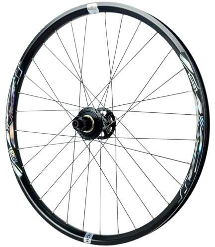 24”/26”/27,5”/29” MTB Cykelhjulset Ultralätt Aluminiumfälg 32H Framhjul 15x100 Mm Bakhjul 12x142 Mm Genomgående Axel Skivbroms Hjulsats HG Kompatibel 8-12 Växlar Kassett(Rear,Black 27.5inch)