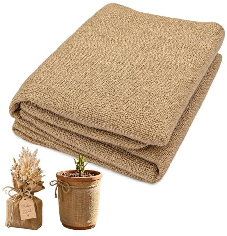 Jute Stoff Meterware 160x200cm, 35 Dichte Naturfaser