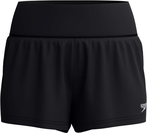 Speedo BioFuse Short de natación para Mujer, Anthracite, S