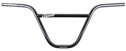 ODYSSEY Broc BMX-Lenker, 24,9 cm, schwarz, 10d BS 2D UP 73,7 cm Breite