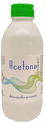 Linsa Quita Esmaltes - Acetona Pura para Retirar Esmaltes Semipermanentes, Barnices, Geles, y Pegamento de Uñas en Uñas Acrílicas, de Gel o Naturales (250 ml)