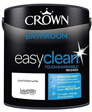 Crown Easyclean Bathroom Mid Sheen 2.5L PBW