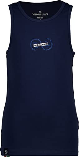 Vingino Jungen Tank Underwear top, Blau, XS (104-116)