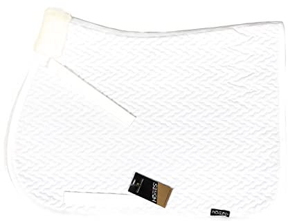 Horses, Sottosella Devon, dal Design 100% Italiano, Perfetto per Ogni Cavaliere ed Amazzone. Ideale per Maneggi e Privati, Diverse Specialità. Stile e Funzionalità per Ogni Occasione Bianco, Full