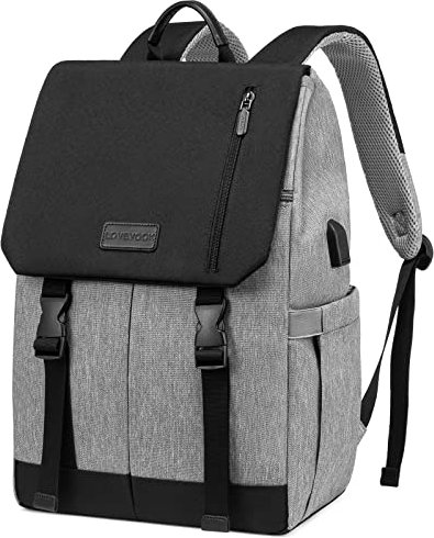 LOVEVOOK Rucksack Damen Herren 15.6 Zoll Laptop Rucksack Wasserdicht Schulrucksack Teenager Mädchen Schultasche Jungen Backpack Women Casual Daypacks für Uni Schule Reise Business