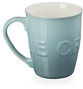 Le Creuset Stoneware Extra-Large Logo Coffee Mug, 20oz., Sea Salt