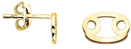 SOFIA MILANI - Damen Ohrringe 925 Silber - Sternzeichen Ohrstecker