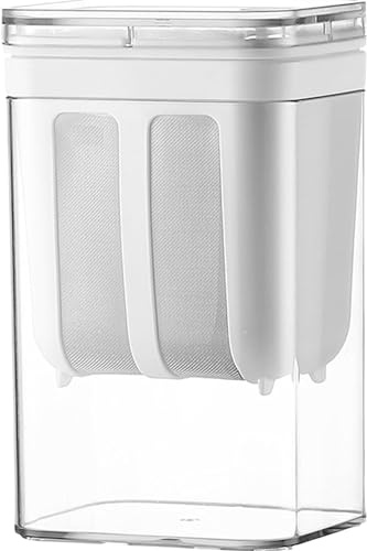 Joghurt-Sieb, 1100 ml, Joghurt-Molken-Maker, transparenter Joghurt-Milchfilter, 304 Edelstahl, wiederverwendbar, Küchenhelfer für Zuhause, feinmaschiges Joghurt-Maker-Sieb