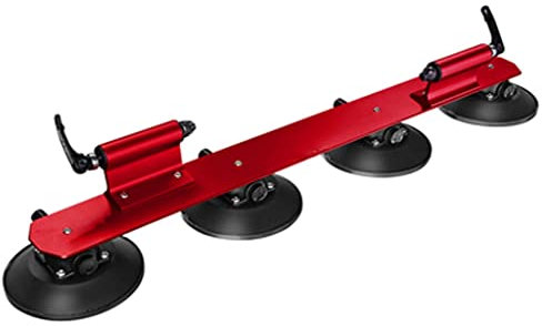 KjoiDWz Bike Nook Stand Suction Bike Rack Car Roof Bike Rack Bicycle Carriers Quick Release Bicycle Holder With Sucker for Small Spaces Nooks, No Drilling Required(Red,Two bikes)