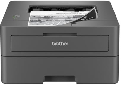 Brother HL-L2400D Compact Monochrome Laser Printer, USB Required (Cable Not Included), Black and White Output, Includes Refresh Subscription Trial (1), (Renewed Premium)