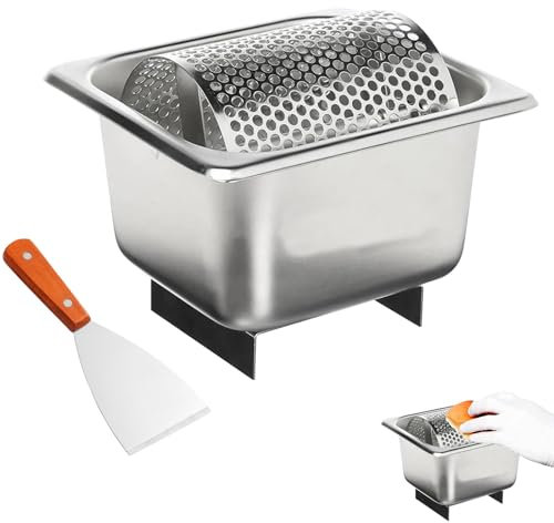 Edelstahl-Butterroller, Butterroller-Gürtel mit Ständer, Butterroller-Werkzeug, Rotierendes Butterverteiler, Effizienter, Wiederverwendbarer, Butterrad-Butterspender für Die Küche zu Hause