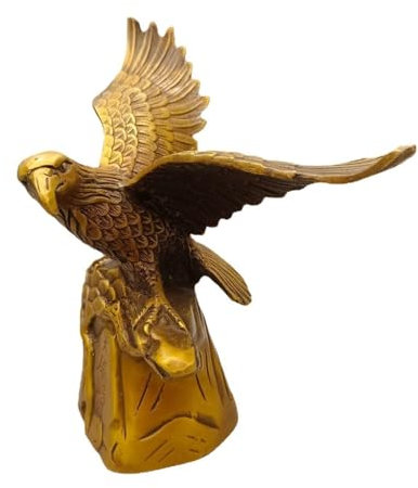 Home Decor Statues Vintage Brass Eagle Copper Ornaments Home Decoration Ideas Crafts Entry Way Table Home Decor Desktop Figurines (A)