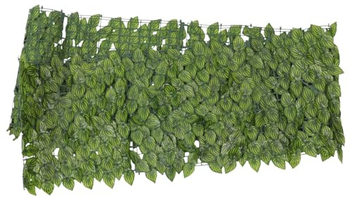 Milisten Valla De Privacidad Artificial Verdes Simuladas Protector De Pantalla para Jardines De Hadas Decoración De Jardines y Patios Muro De Artificiales