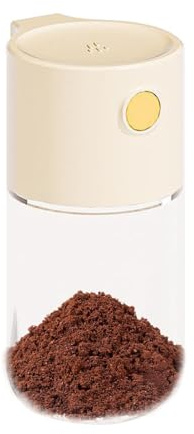 Kryddmätflaska | Salt- och pepparströare med lock | Kryddmätare, krydddispenser med lock, strö exakt 0,5 gram mätsalt, pa