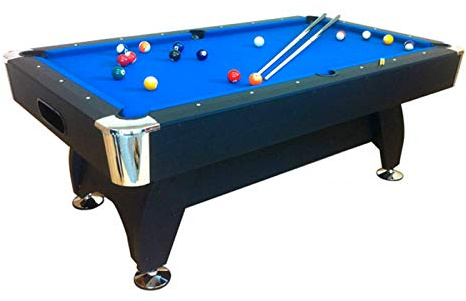GRAFICA MA.RO S.R.L. Tavolo da Biliardo + Accessori per Carambola Panno Blu Modello Blue Sea Snooker Nuovo