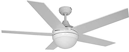 EDM 33988 Ventilador de Techo Modelo Adriatico 60W, Blanco, 132 cm