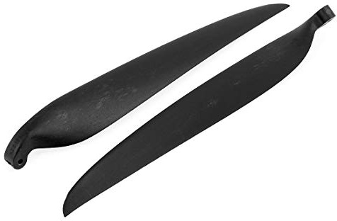 Aexit Pair RC Electrical equipment Glider Plane Black Plastic Folding Propeller Vanes 419mmx254mm