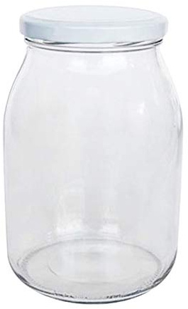 Milo srl Boccaccio Vaso Bottiglia Tappi in Vetro Barattolo per Conserve Alimenti Confettura E Marmellate con Tappo (PZ 24 BOCCACCIO 1KG)