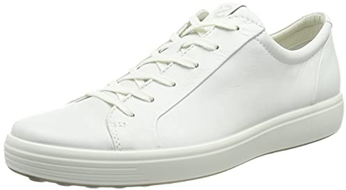 ECCO Soft 7 M Dress Casual Zapatillas para Hombre, Blanco, 43 EU