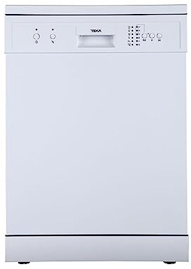 Teka DFS 16610 - Lavavajillas Libre Instalación 60 cm, HomeCare Series, para 12 Cubiertos, 6 Programas de Lavado, 5 Temperaturas, Alarma Acústica, Color Blanco