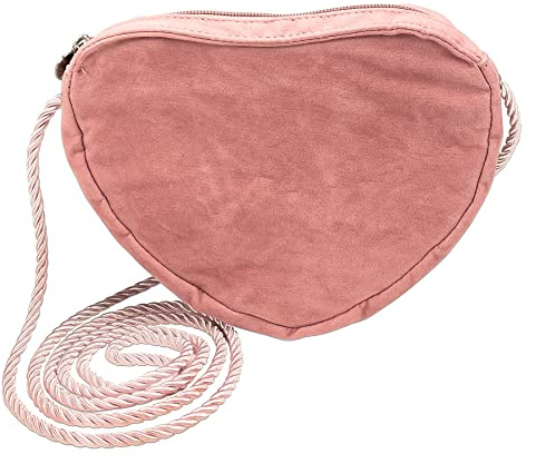 Alpenflüstern Herztasche - Damen Trachtentasche in Herzform, Schultertasche fürs Dirndl, Herz Handtasche zur Tracht, Dirndltasche (in traditionellen Farben) DTA037