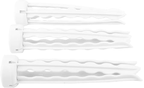 Beufee 2Pcs Collapsible Pasta Drying Rack, Food Grade Plastic Fondant Sugar Flower Drying Rack Flower Drying Rack Reusable Noodle Drying Rack with 4 Arm Handles