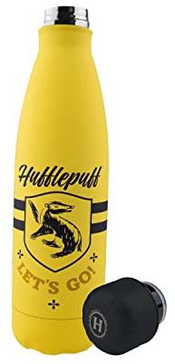 Cinereplicas Harry Potter - Isolierte 500ml Edelstahl Wasserflasche Auf geht's - Offizielle Lizenz