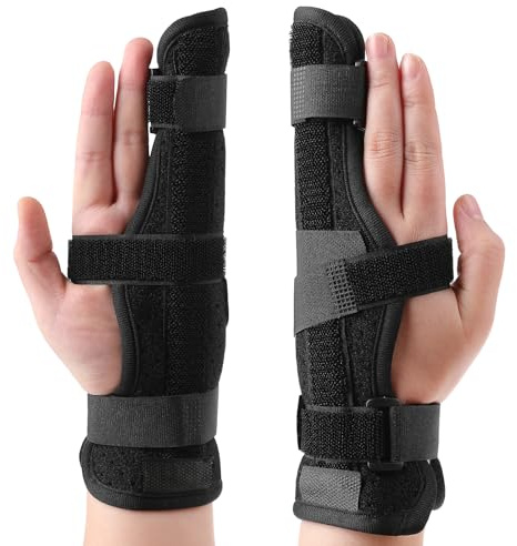 DSLSQD Fingerschiene Verstellbare,Schiene für Ringfinger & Kleinen Finger,Fingerschiene Metacarpal,Mittelhand Fingerfixierungsorthesen,Boxerfraktur Schiene,für Gebrochene Arthritis Tendinitis-M