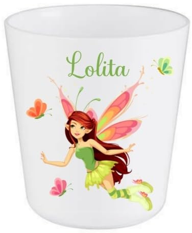 Générique Gobelet en Plastique pour Enfants | Gobelet Personnalisé avec Nom |Verre Plastique Incassable Personnalisé