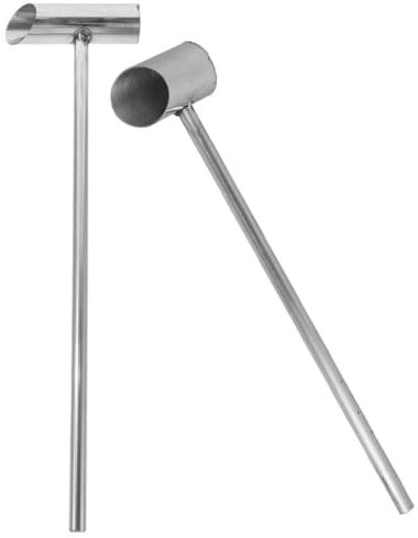ABOOFAN Marshmallow-Maschinenlöffel: 2 Stück Zuckerwatteschaufel Aus Edelstahl Zuckerlöffel Zuckerwattemaschine-Demontagewerkzeug Für Marshmallow-Maschinen-Ersatzteile