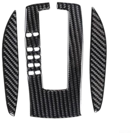 Eleva el interior de tu Camaro con este juego de tres fundas de fibra de carbono para caja de cambios