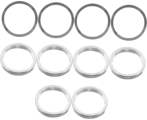 VANZACK Mountainbike Must-Have 10 Stücke Aluminium Headset Spacer Set Einfache Umwandlung Von Einzel Zu Doppel Kettenblatt Und
