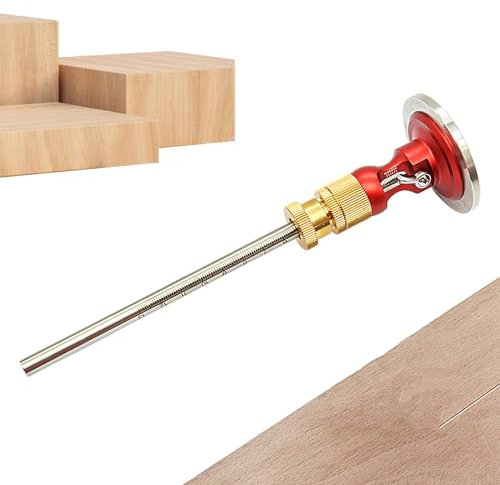 Krujecnt Medidor De Trazado Para Carpintería, Medidor De Trazado Ajustable Para Carpintería, Medidor De Marcado De Ruedas, Medidor De Marcado Portátil Regla Para Tallar, Empalmar