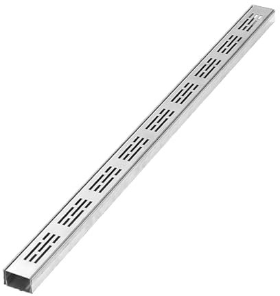 Canaletta Scolo Acqua Piovana Robusto Canale Di Drenaggio Per Cortile, Canale Di Scolo Per Esterni Copertura Lineare Rimovibile Per Grondaie E Griglie Deviatore Per Griglia Di Drenaggio(10x3cm/4x1.2in