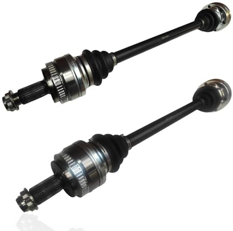 Drive Shaft Kit Rear Pair Compatible With BMW 116 118 120 125 318 320 325 (Years 2004-2013)(Manual, Automatic, CVT Automatic, 6-Speed Automatic, 6-Speed Manual) Joint Kit,CV Kit
