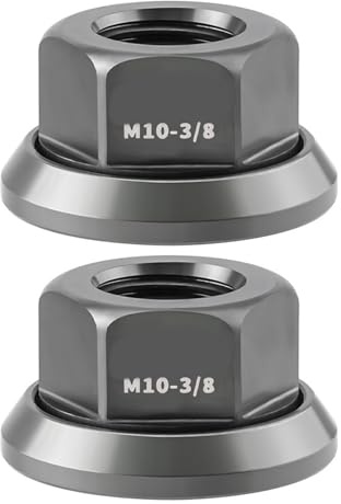 Tmboryuu Hochfeste Aluminiumlegierungen für Fahrräder, Nabenmuttern, Universalteile, Fahrräder mit festem Gang, Serienmotoren, Teil, Haltbarkeit, Fahrradmutter