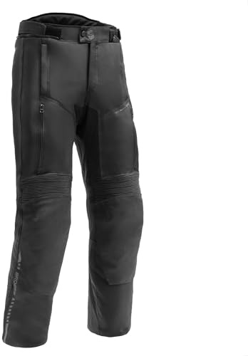 BROGER Rift Pantalones de Moto Hombre | Textil | Protectores de Rodilla y Cadera | Membrana Impermeable | Canales de ventilación | Nivel de protección AA | Tallas hasta 7XL