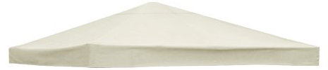 Greenbay 1-Tier Replacement Top Fabric for 3x3m Gazebo Pavilion Roof Canopy Ivory
