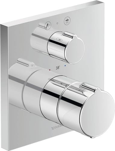 Duravit C.1 Brausethermostat Unterputz Schwarz Matt 150.94.150mm