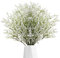Oairse Künstliche Baby-Atem-Schleierkraut-Blumensträuße 10 Stück, Künstliches Schleierkraut Kunstblumen Gypsophila für Hochzeit Party, Party, DIY, Blumenarrangement, Heimdekoration