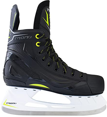 TronX Stryker 2.0 Eishockey-Schlittschuhe für Erwachsene, Jugendliche, Kinder, Größe 40 (Schuhgröße 41)