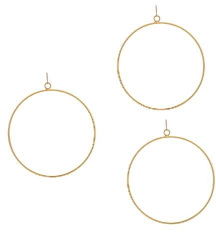 ABOOFAN 3stücke Multi- Wreath Frame Metall Blumenkranz Für Hochzeiten Dekorationen Und Handwerksprojekte Goldene Blumenrahmen Für Haus Und Garten